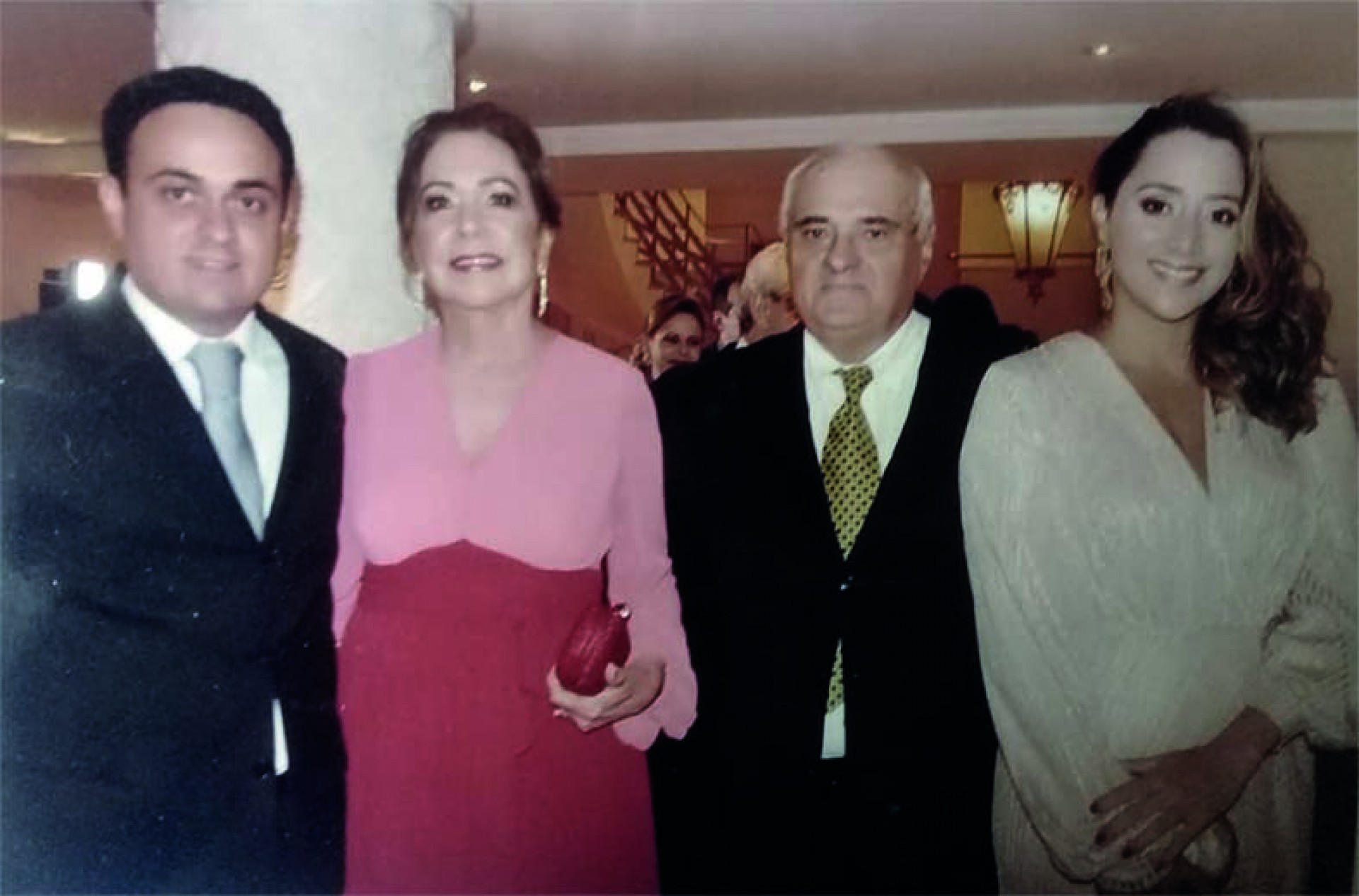 Luís Alberto, Ana, Henrique e Rachel Alcântara. (Rodrigues) (Foto: 230421lucio)