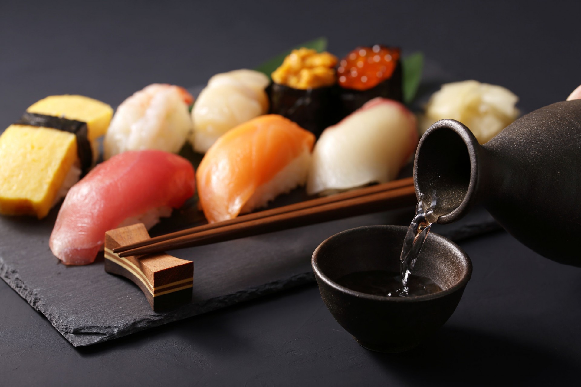 Saquê japonês e fábricas, Gastronomia