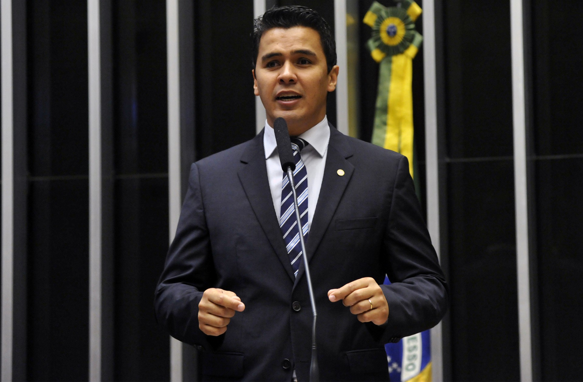 Diego Garcia (Podemos-PR): agressão em reunião na Câmara dos Deputados (Foto: LUIS MACEDO/ Divulgação )