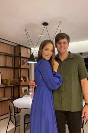 Geovanna Bezerra e Luiz Fernando Ramalho, noivos de dezembro, na noite da Maison Casa Freitas