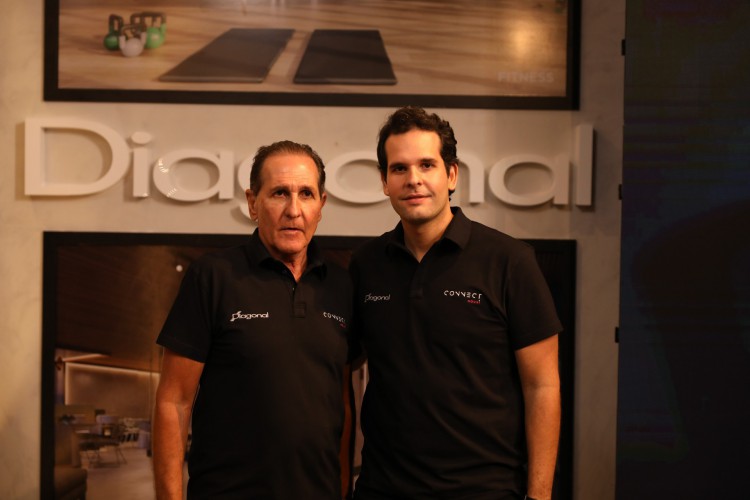 João Fiúza, presidente Grupo Diagonal, e João Fiúza Filho, diretor