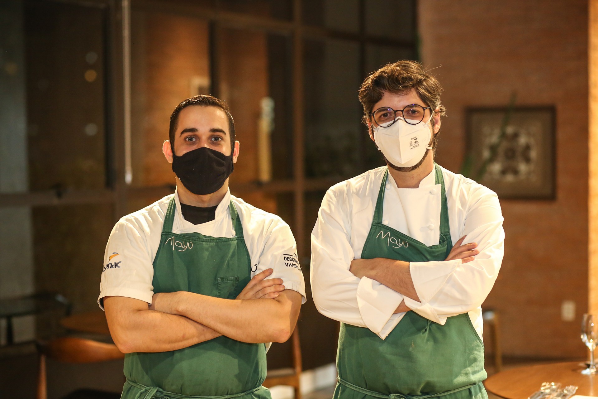 (Foto: JOÃO FILHO TAVARES)Chefs Diego Freire e Ivan Prado 