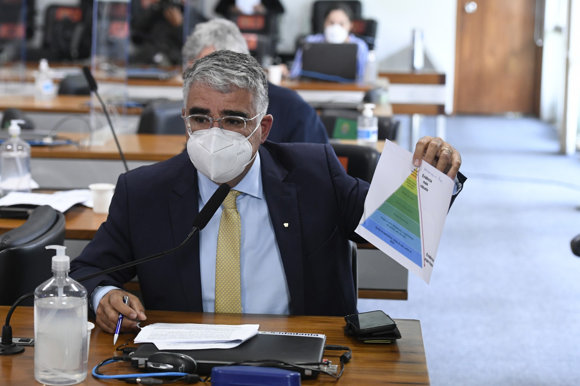 ￼Senador Eduardo Girão promete apresentar relatório paralelo ao da CPI da Covid (Foto: Jefferson Rudy/Agência Senado)