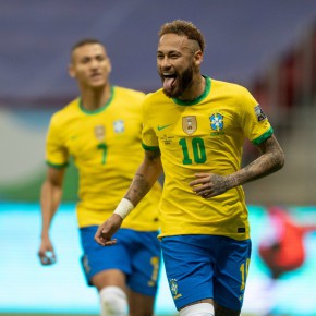 Neymar deixou o dele, de pênalti, na vitória de 3 a 0 sobre a Venezuela