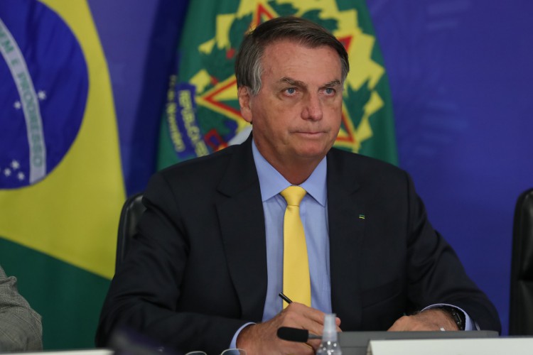 Presidente Jair Bolsonaro no Fórum de Investimentos Brasil 2021 (videoconferência).