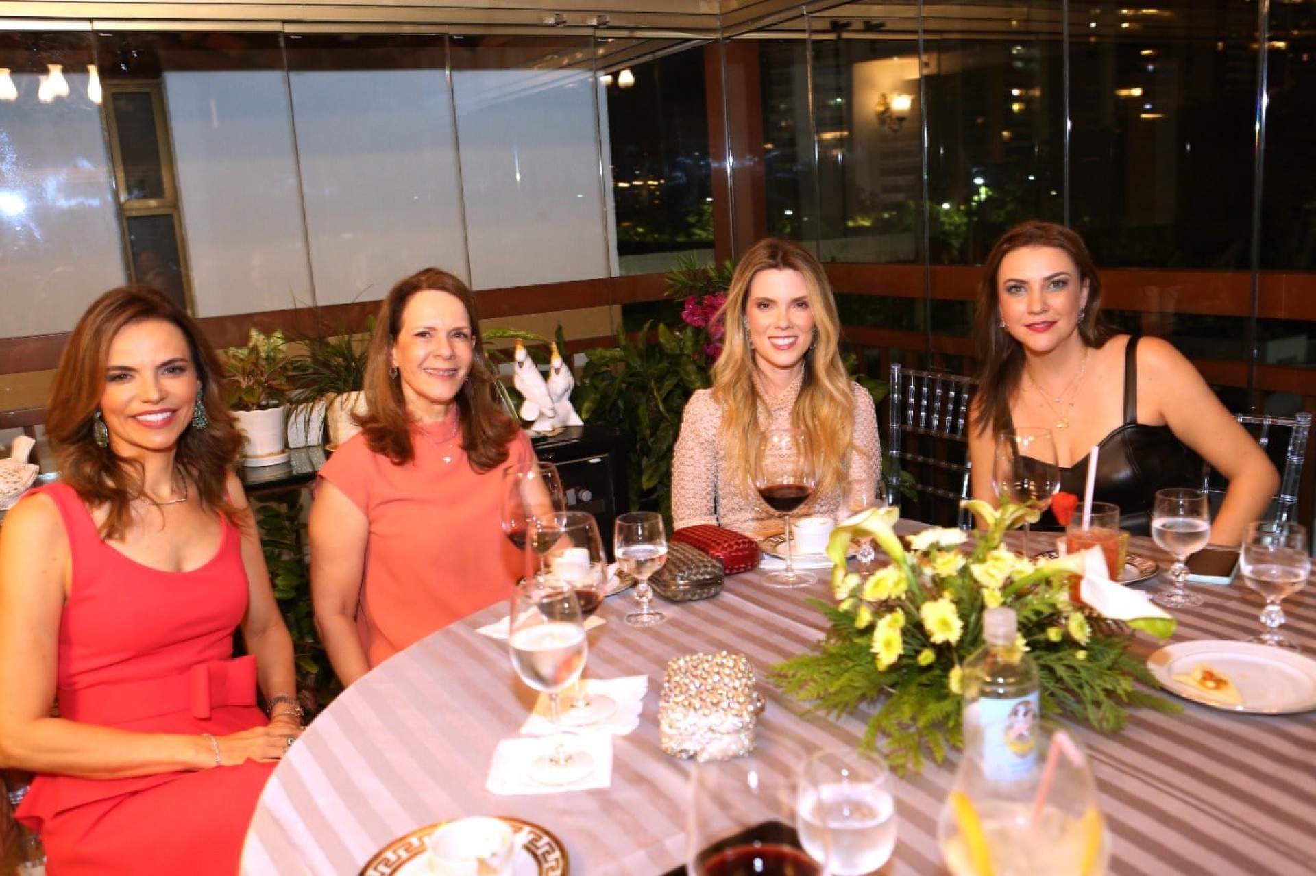 (Foto: arquivo pessoal)Cristiane Canamary, Flávia Mello, Claudia Brasil, e Bruna Canamary