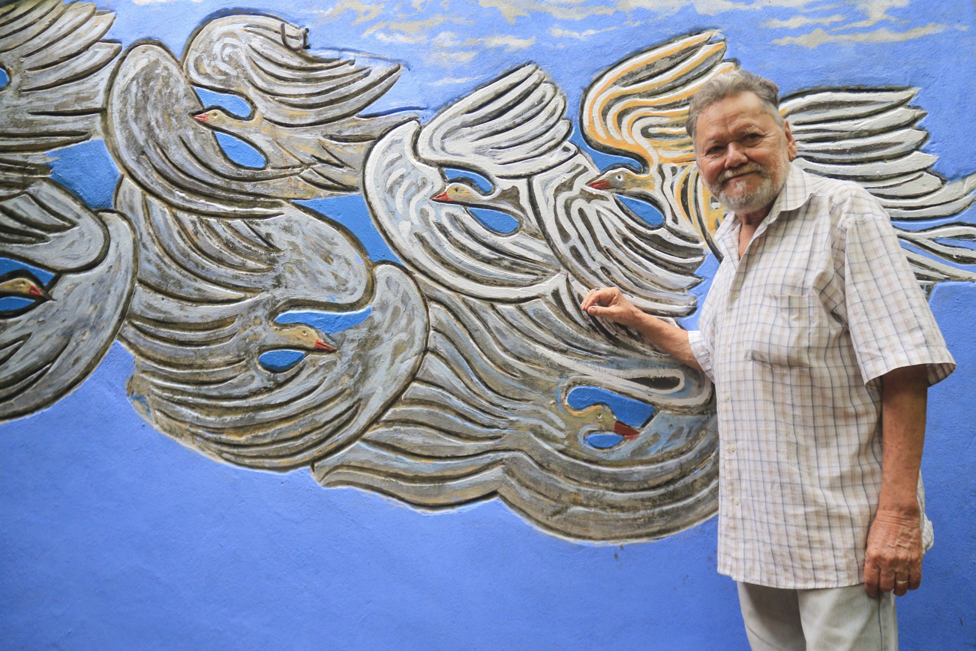 Zé Tarcísio: exposição marca os 80 anos de vida e os 60 de carreira (Foto: Bárbara Moira)