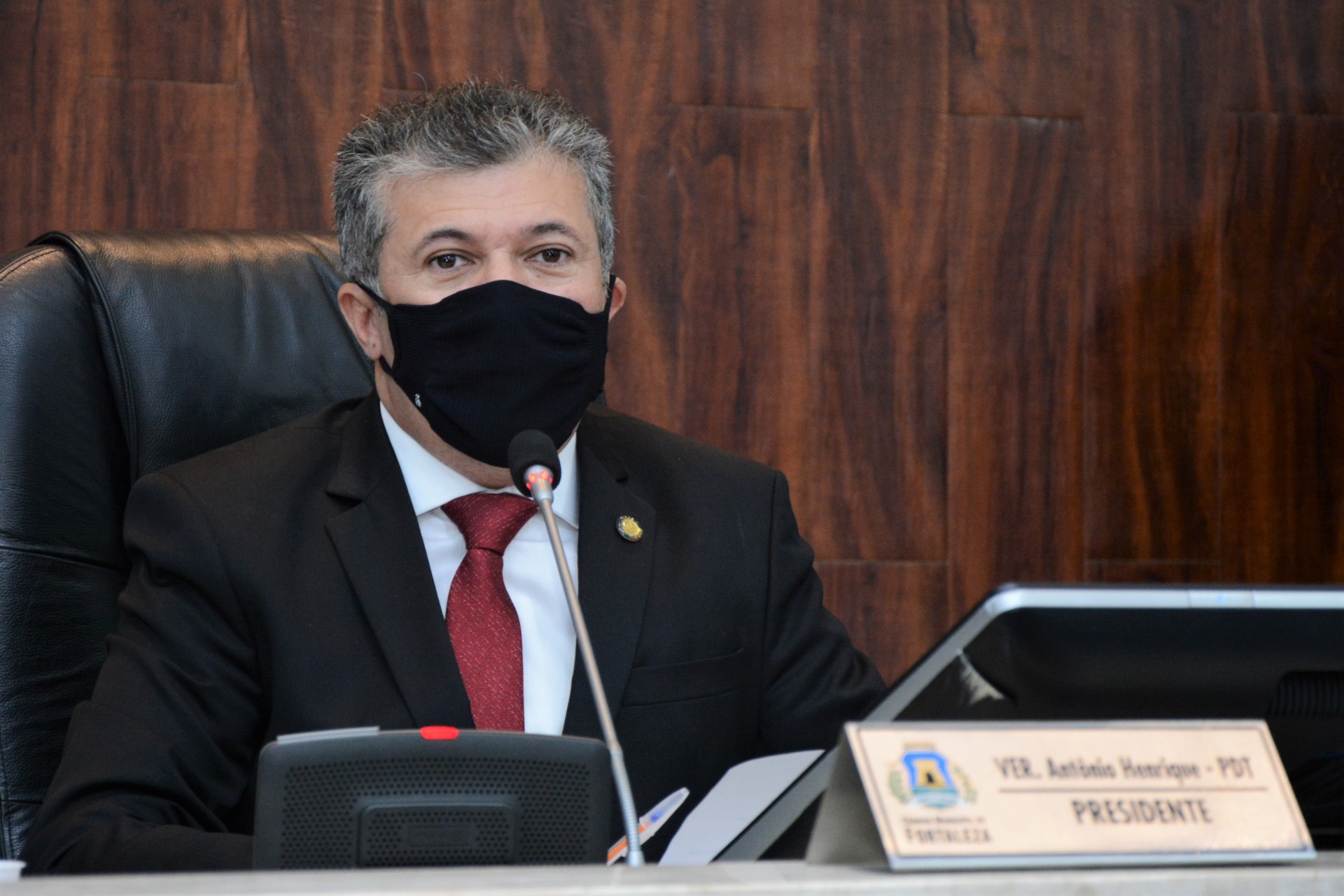 Presidente da Câmara Municipal de Fortaleza, Antônio Henrique (PDT)(Foto: Érika Fonseca/CMFor)