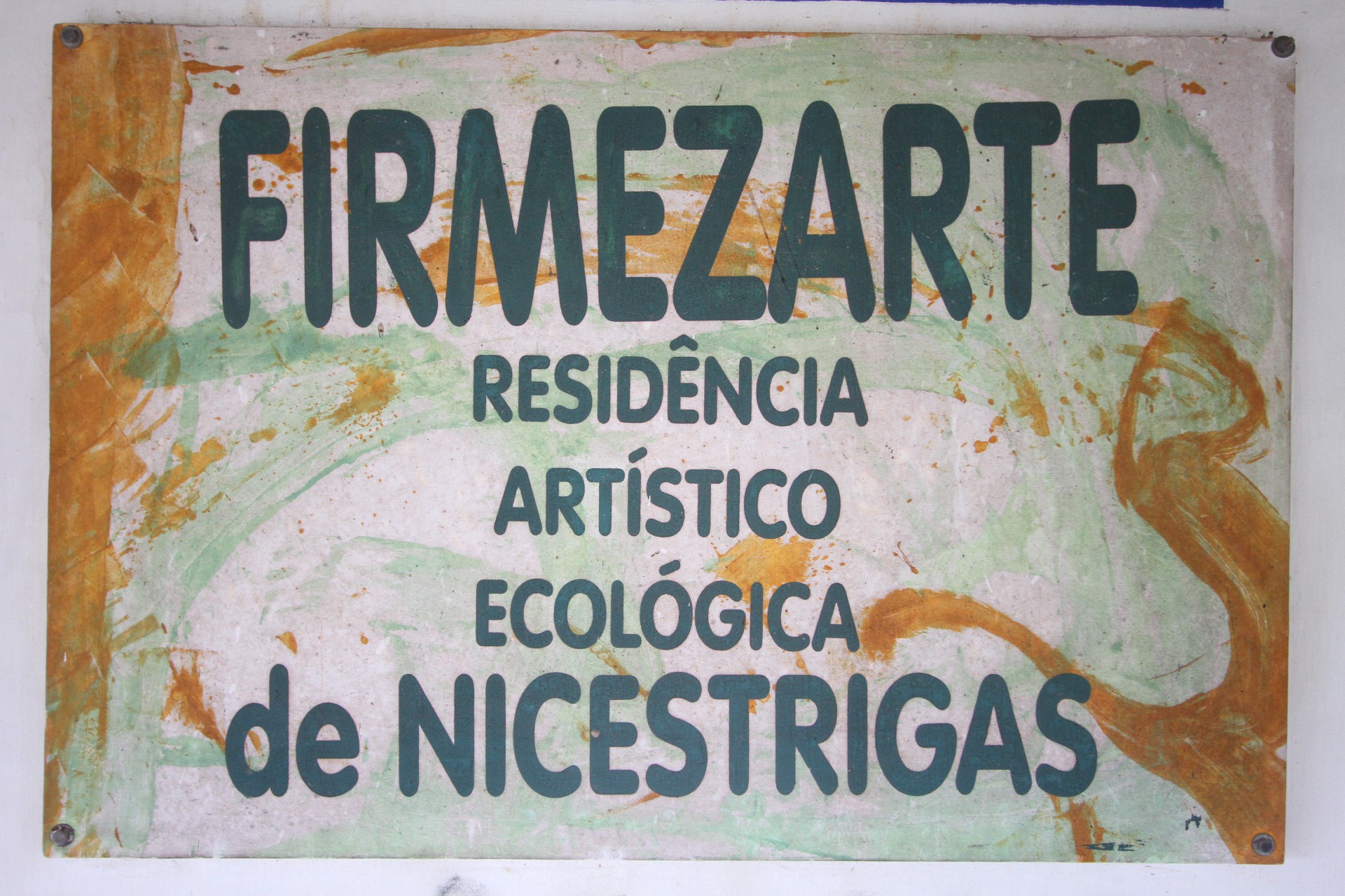 Placa no Minimuseu Firmeza (Foto: Edimar Soares, em 26/8/2014)