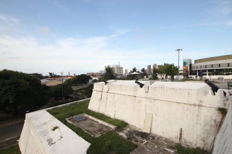 10ª Região Militar do Exército funciona hoje no antigo espaço da Fortaleza de Nossa Senhora da Assunção. Foto de 2019(Foto: Aurélio Alves/O POVO)