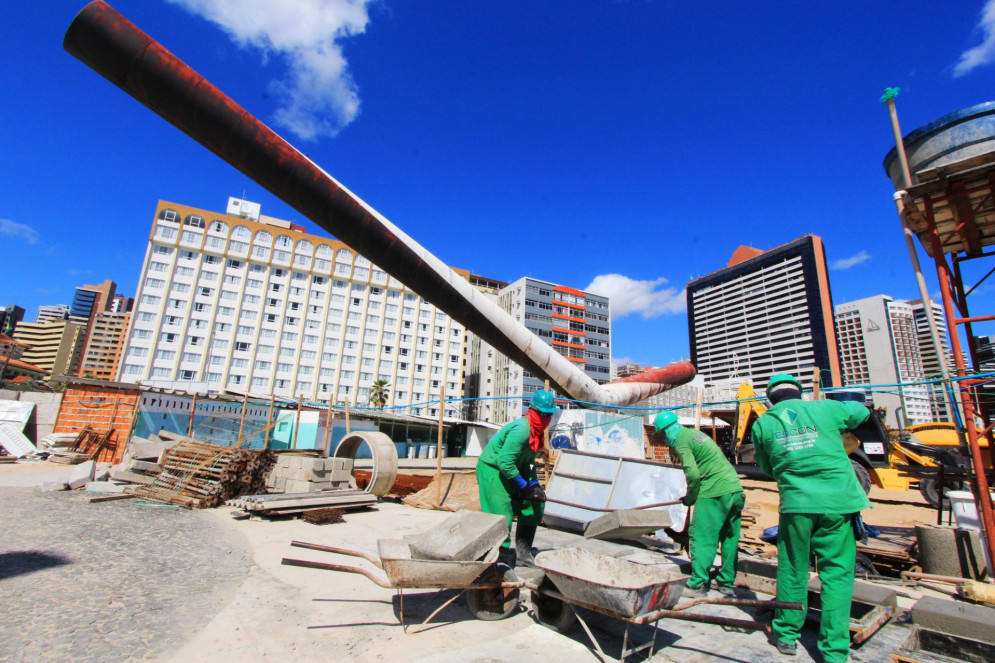 A nova feirinha da Beira Mar, prevista para ser concluída ainda neste ano, terá 707 boxes fixos e padronizados