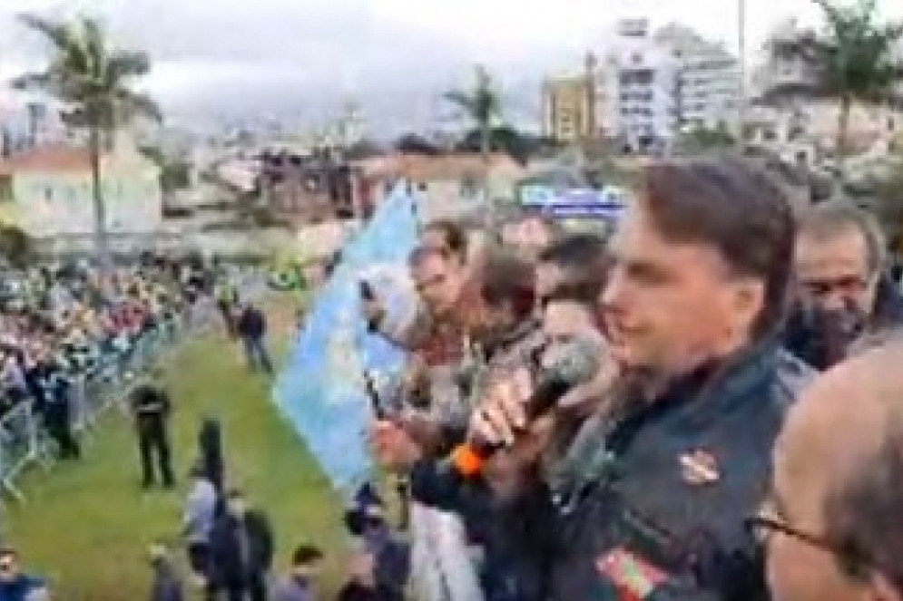 BOLSONARO fez discurso em Florianópolis (SC)
