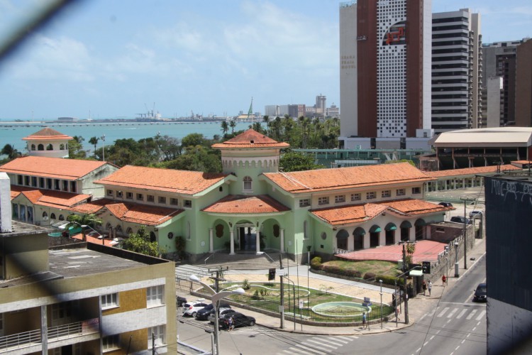  Fachada do Náutico Atlético Cearense, no bairro do Meireles(Foto: MAURI MELO 17-1-2018)