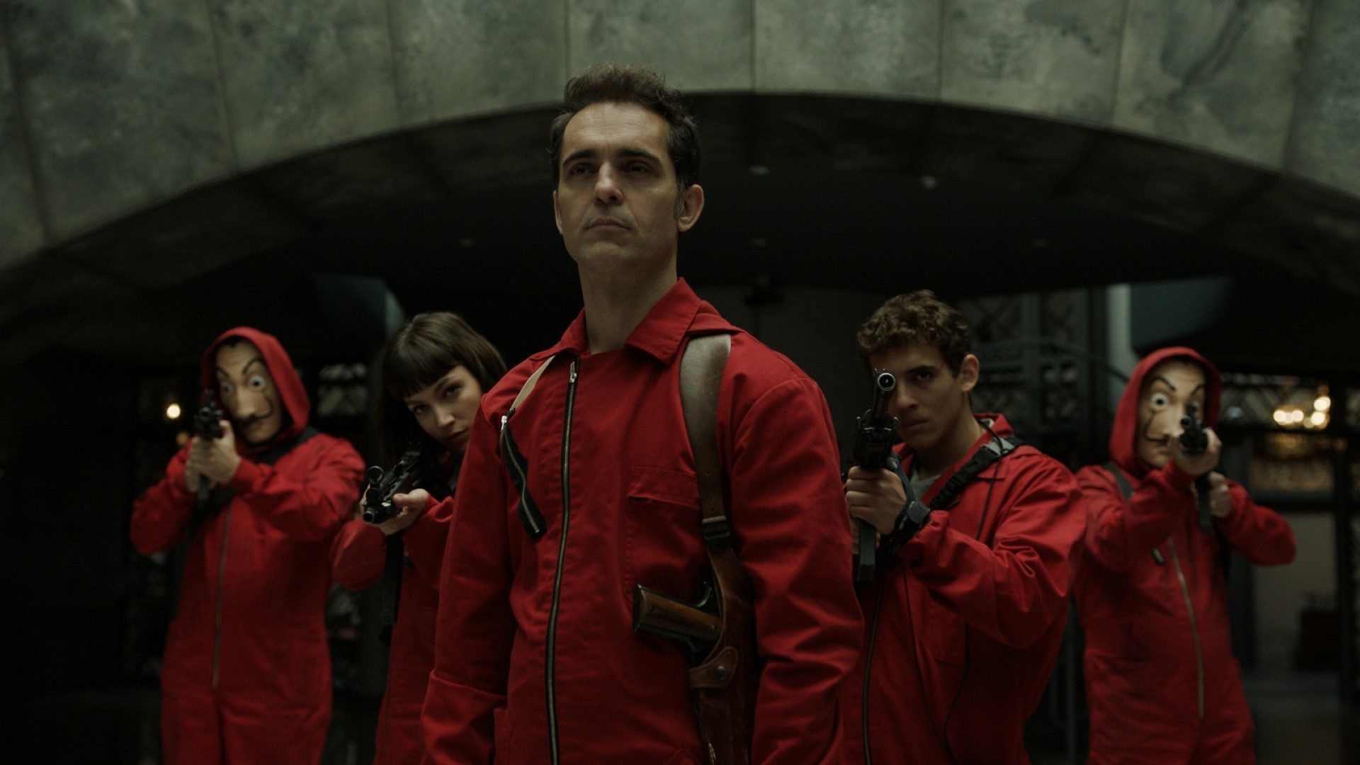 (Foto: Divulgação/Netflix)Os ladrões precisarão dar continuidade ao plano sem a ajuda do Professor