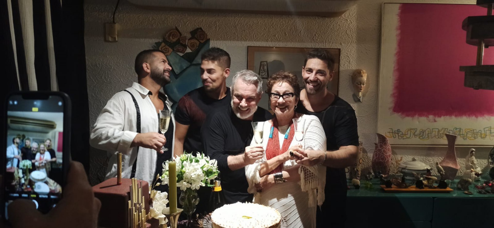 Régis Vieira, Diego Dezem, Lino Villaventura e Inês, Rodrigo Dezem
