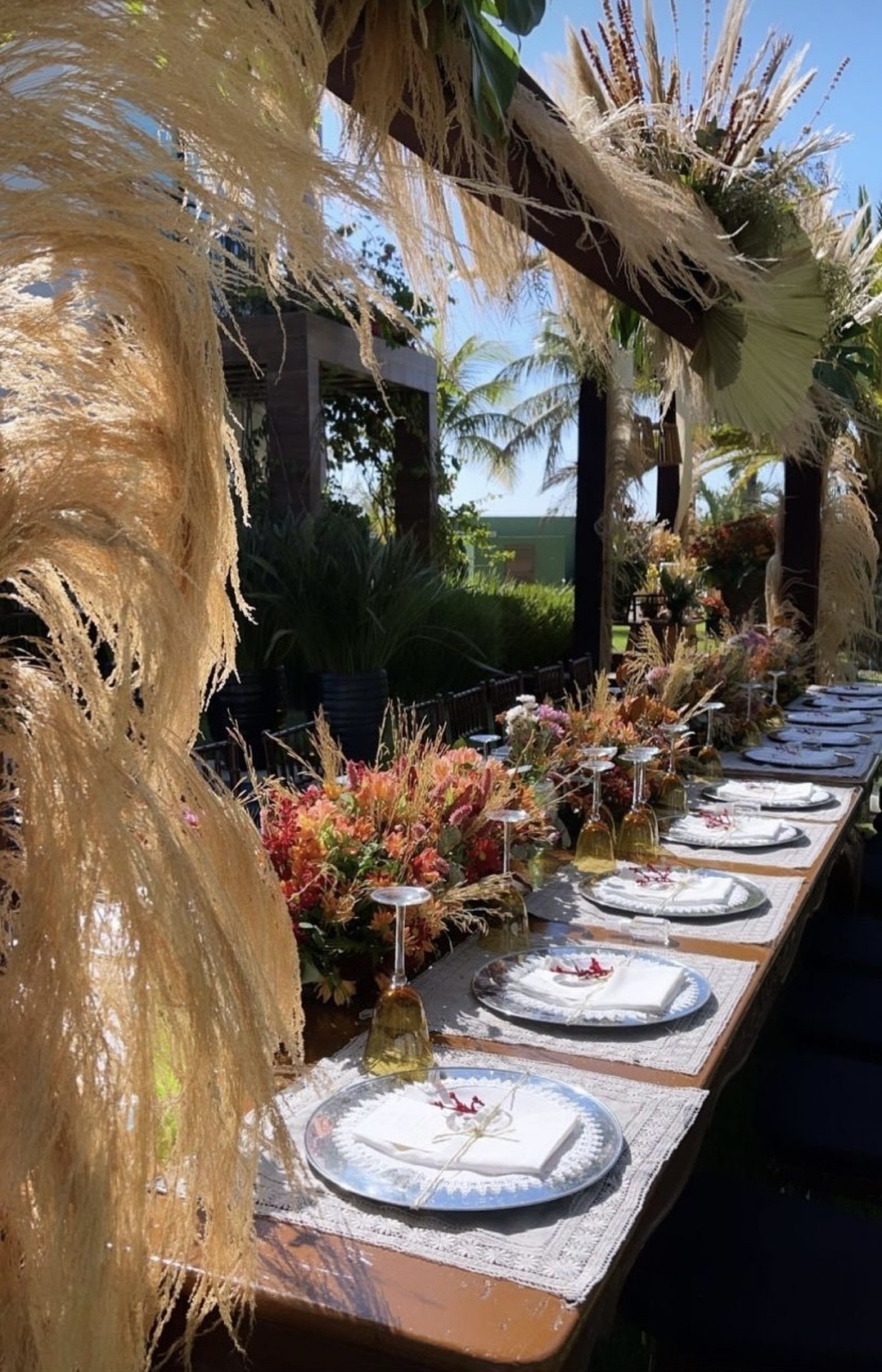 Detalhe da decoração de Branca Mourão
