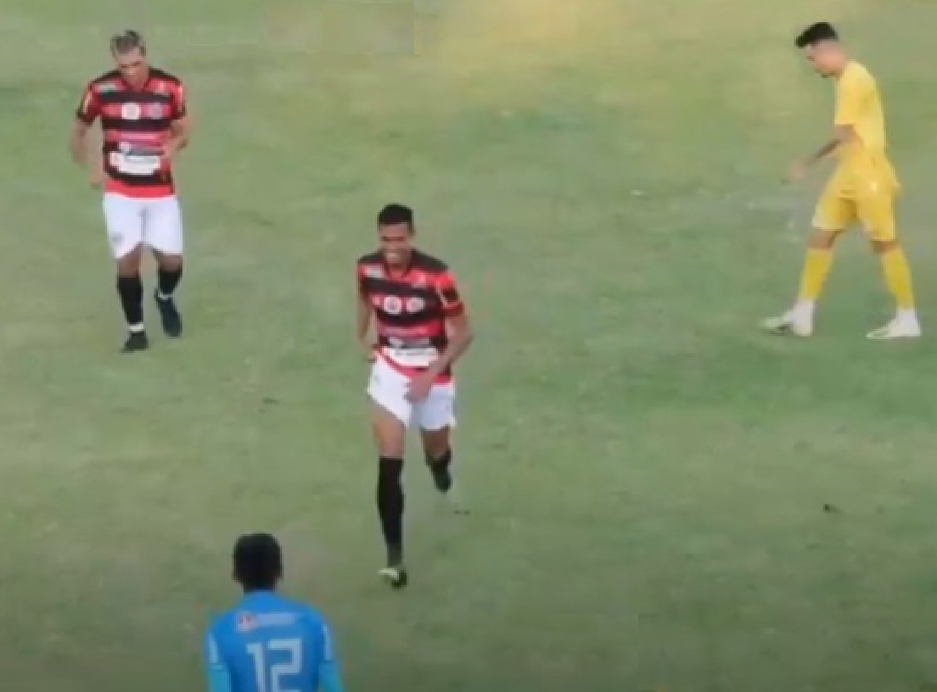 João Gabriel marcou o segundo gol do Guarany na vitória sobre o Galvez/AC (Foto: REPRODUÇÃO)