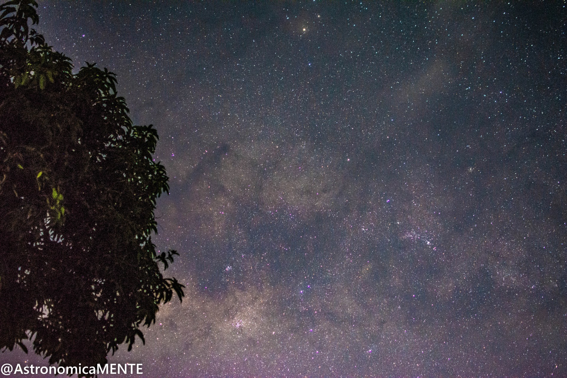 Céu noturno (Foto: AstronomicaMENTE)