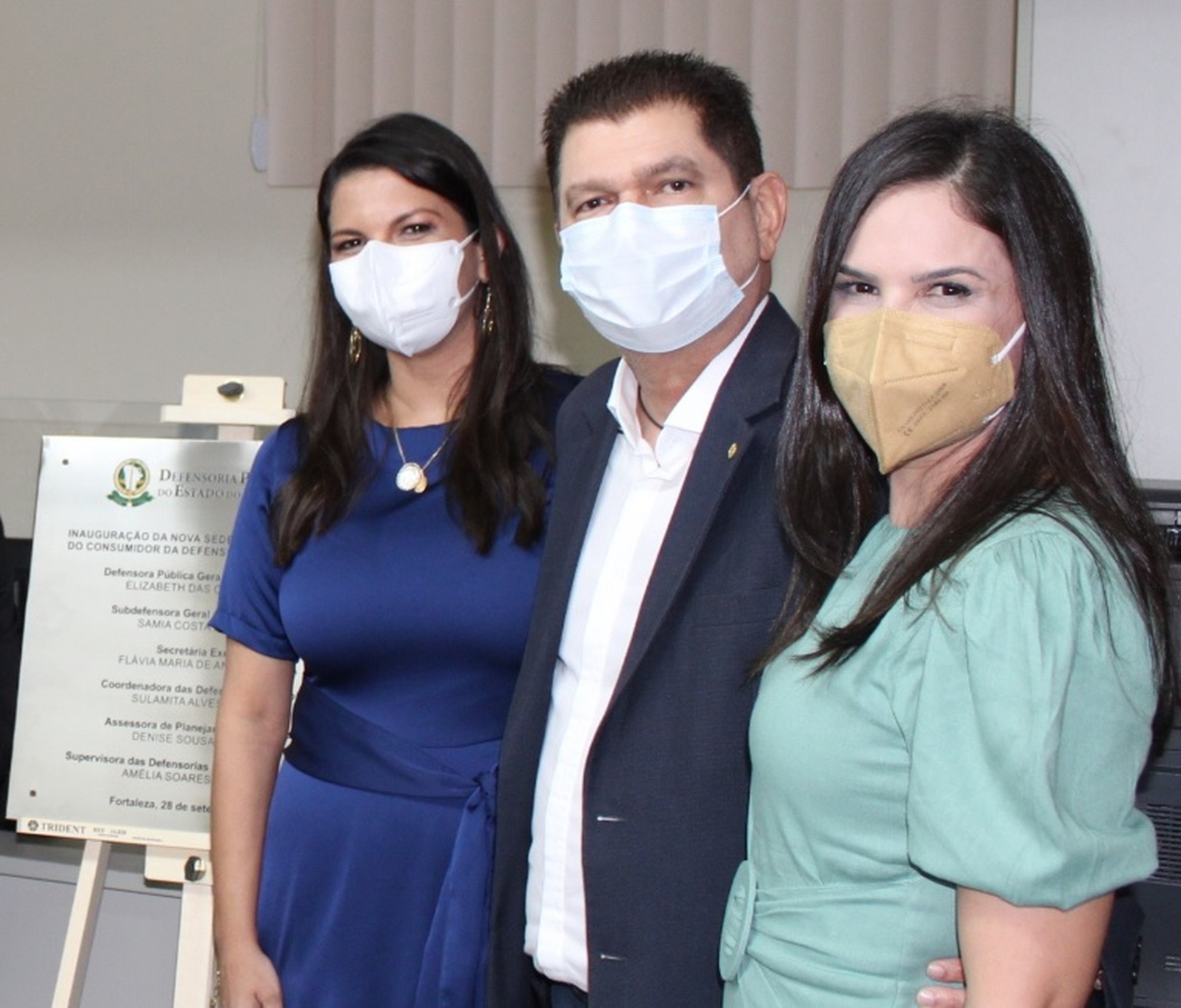 Elizabeth Chagas, Mauro Filho e Sâmia Farias (Foto: divulgação)