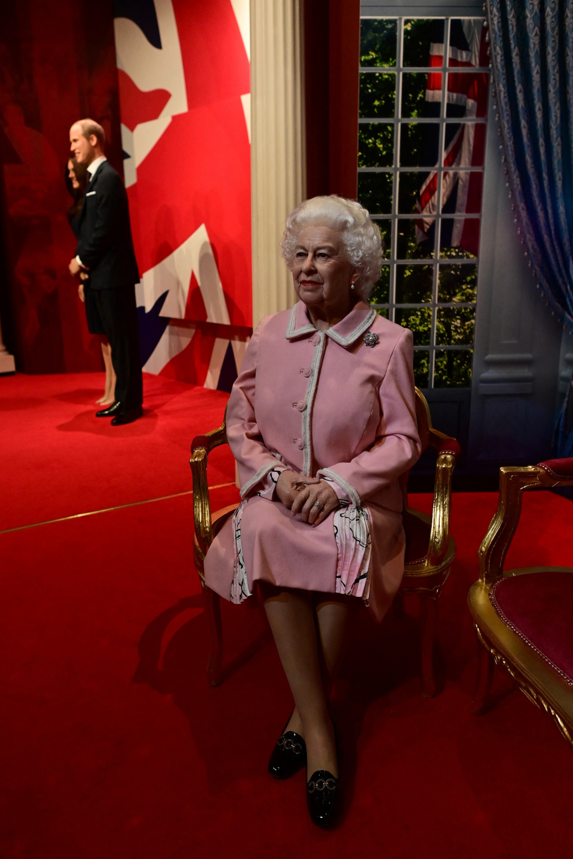 Rainha Elizabeth II no Madame Tussauds de Dubai