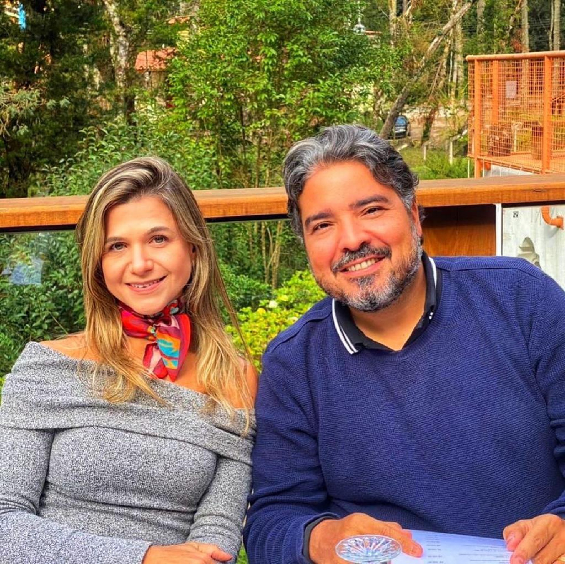 Aline e Leandro Vasques: brinde para ela neste fim de semana