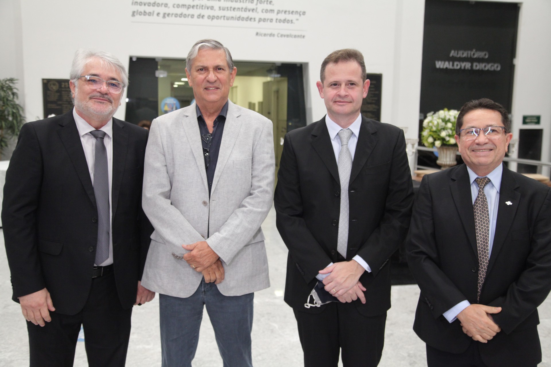 (Foto: JOÃO FILHO TAVARES )Francisco Magalhaes, Paulo Gurgel, Germano Maia e Alcir Porto