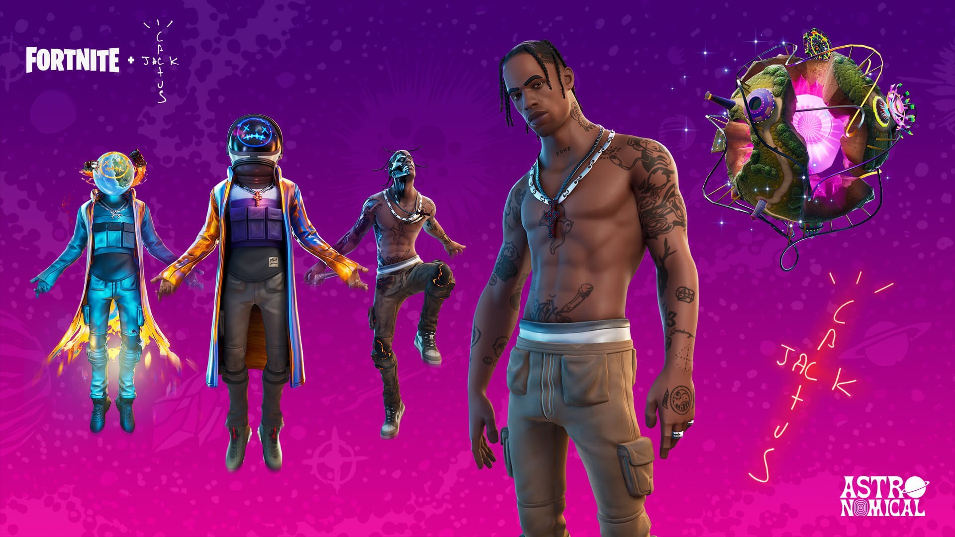 O game Fortnite une moda e música em seus universos (Foto: Divulgação)