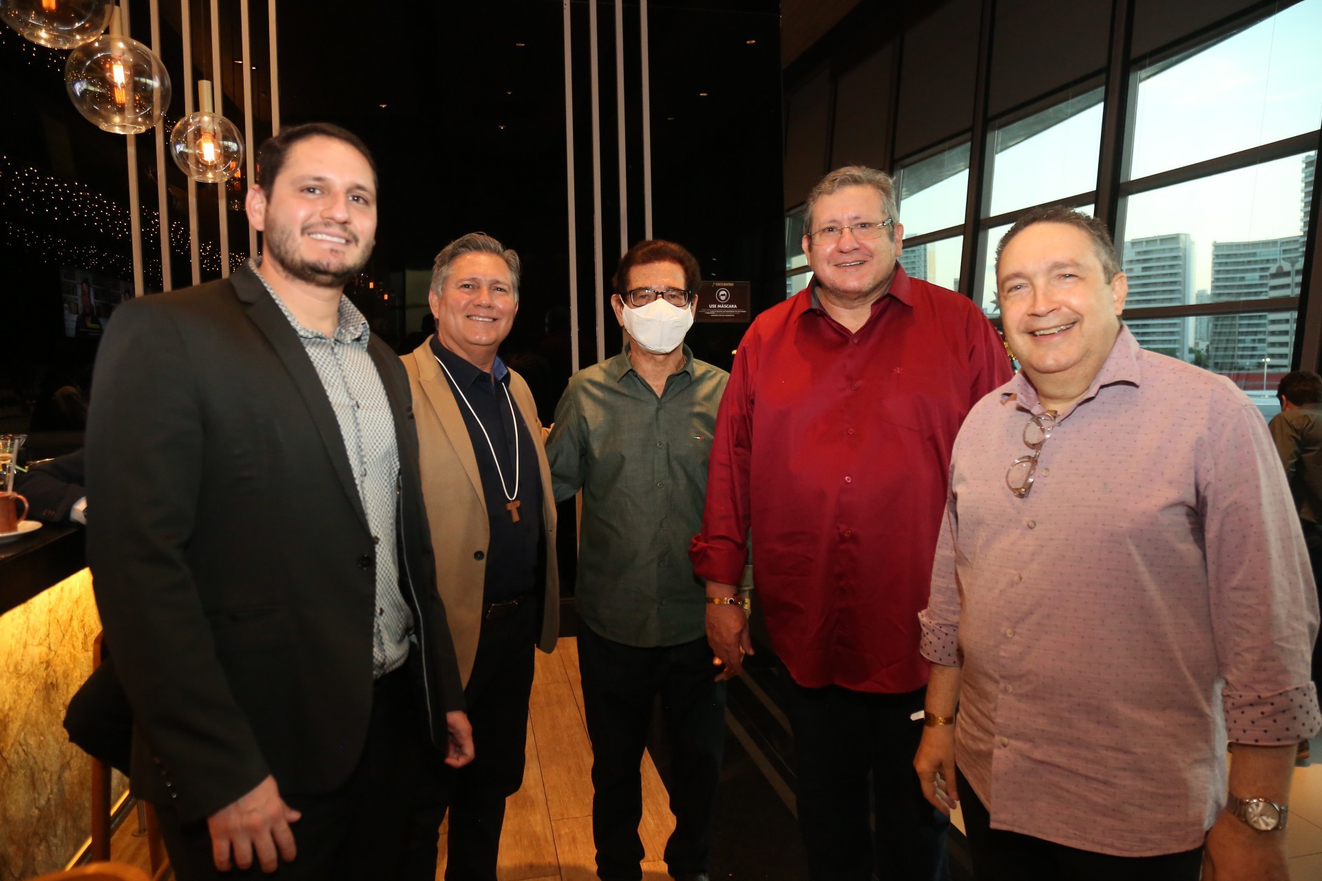 (Foto: JOÃO FILHO TAVARES)Felipe e Osvaldo Araujo, Elias Carmo, Bessa Junior e Luiz Moraes