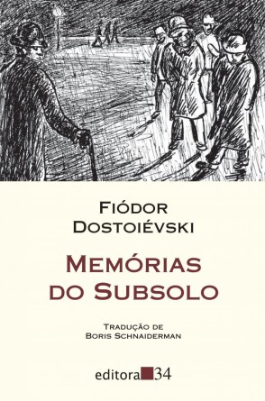 Capa de 'Memórias do Subsolo', de Fiódor Dostoiévski