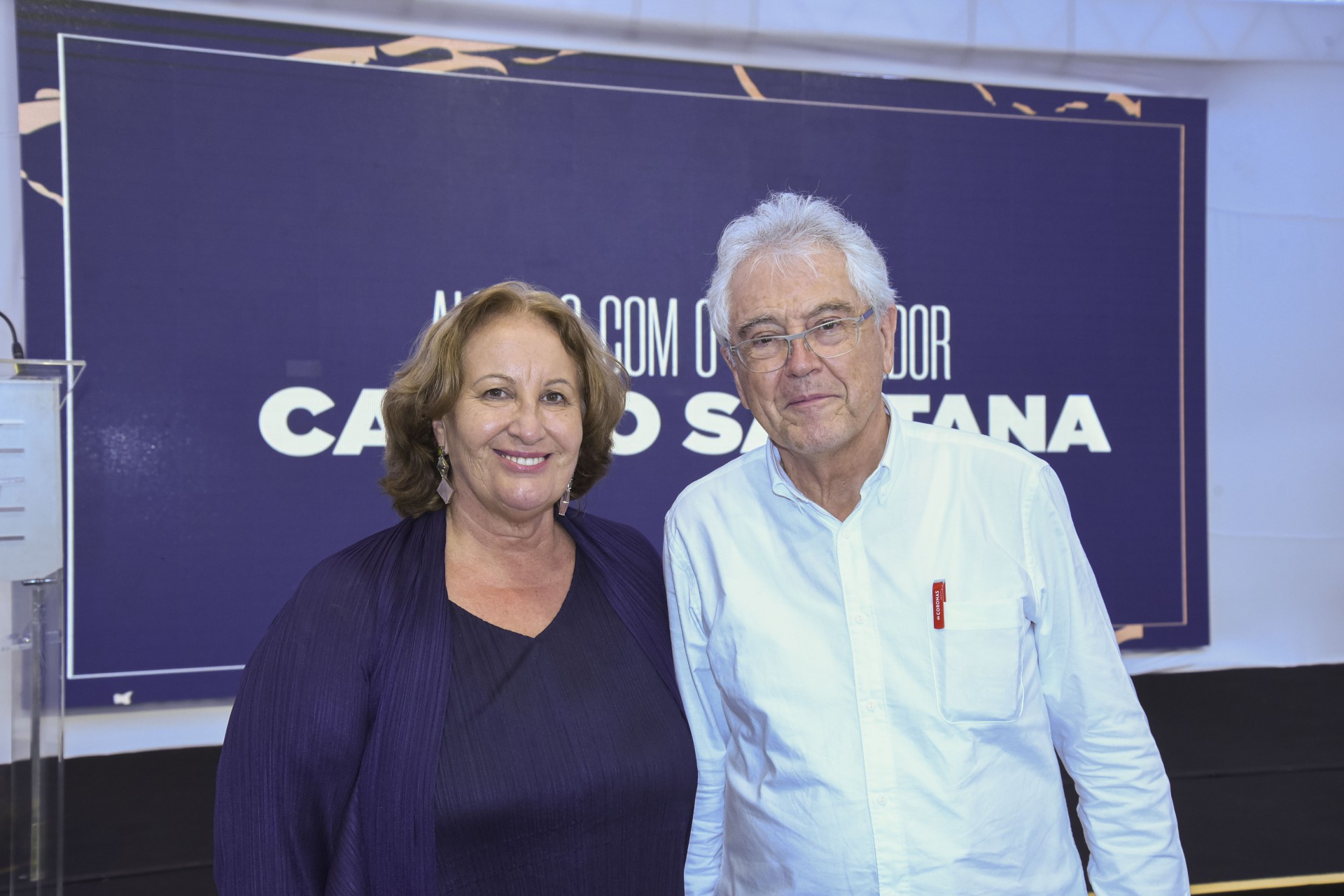 PRESIDENTE Ramon Termens e a vice Annette de Castro, a liderança do Grupo Mallory no Brasil (Foto: José Sobrinho/Divulgação)