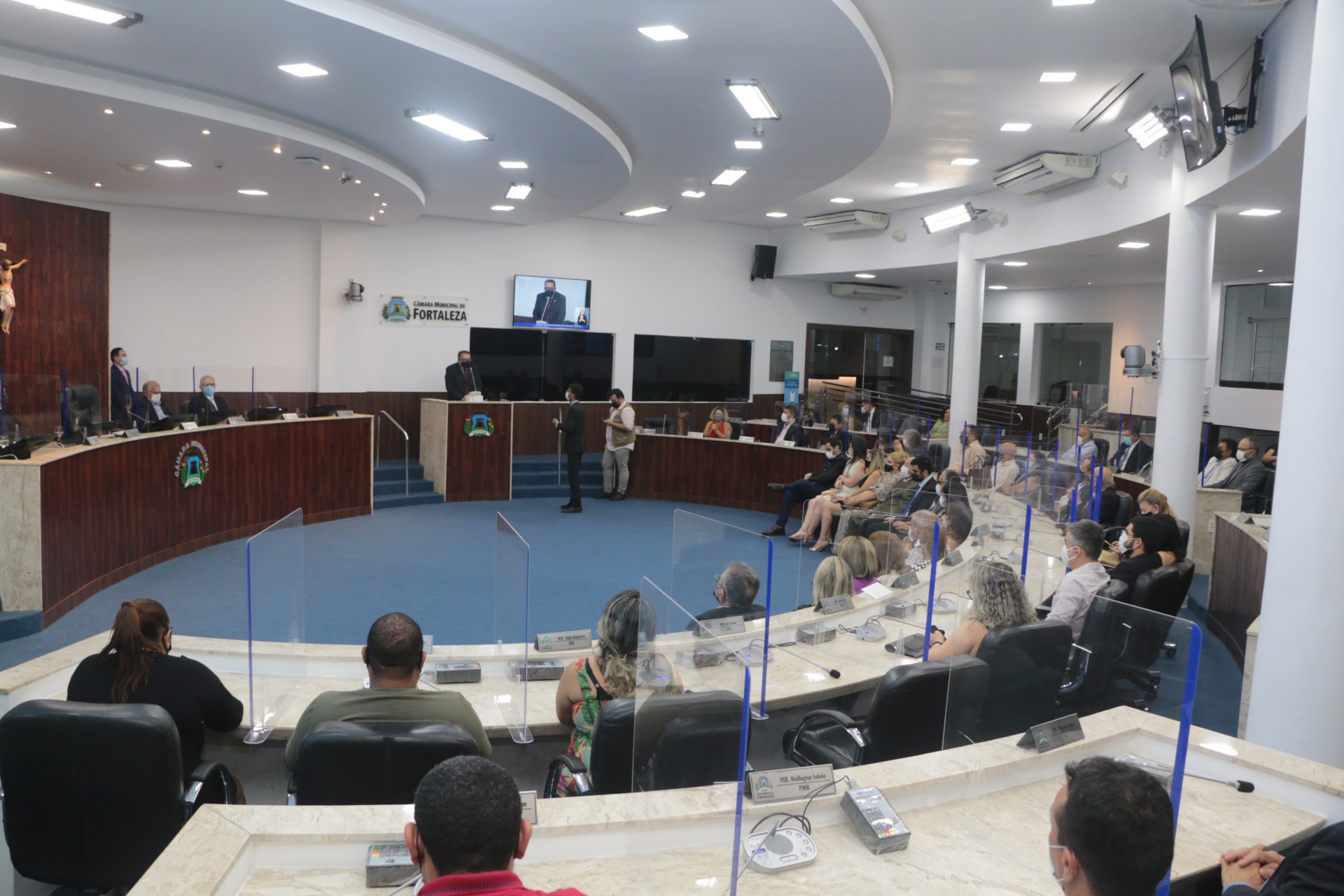Plenário Câmara Municipal de Fortaleza (Foto: Divulgação/CMFor)