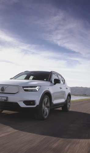 A linha XC40 100% elétrica foi anunciada como algo inédito no Brasil(foto: Fabio Aro- DIVULGAÇÃO)