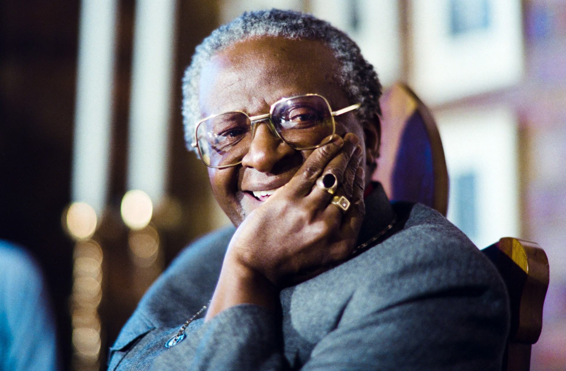 ￼ATIVISTA sul-africano e Prêmio Nobel da Paz (Foto: TREVOR SAMSON / AFP)
