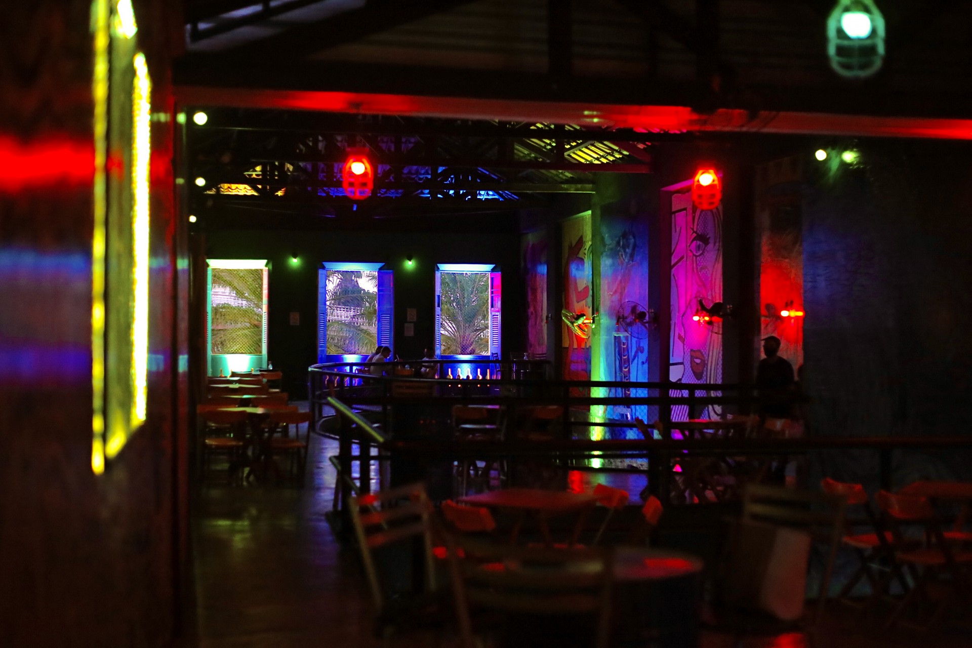 A Gandaia, novo clube e bar do entorno do Dragão do Mar, funciona na rua José Avelino, 349 (Praia de Iracema), tendo como premissas o ritmo do pop e brasilidades, além de arte e nostalgia (Foto: Reprodução/Facebook Gandaia)