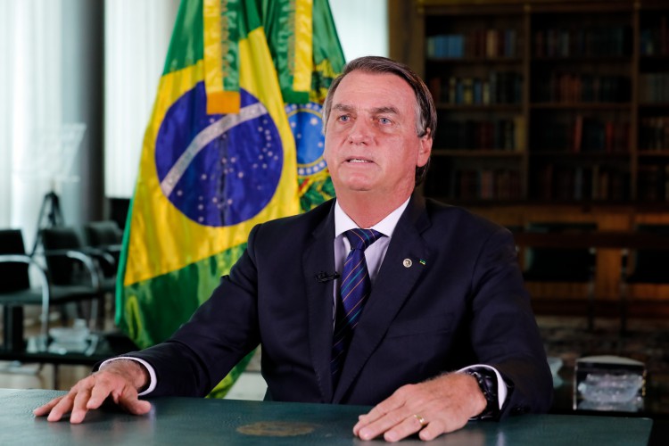 (Brasília - DF, 27/12/2021) Gravação do Pronunciamento dia 31. Foto: Isac Nobrega/Presidência da República(Foto: Isac Nobrega/Presidência da República)