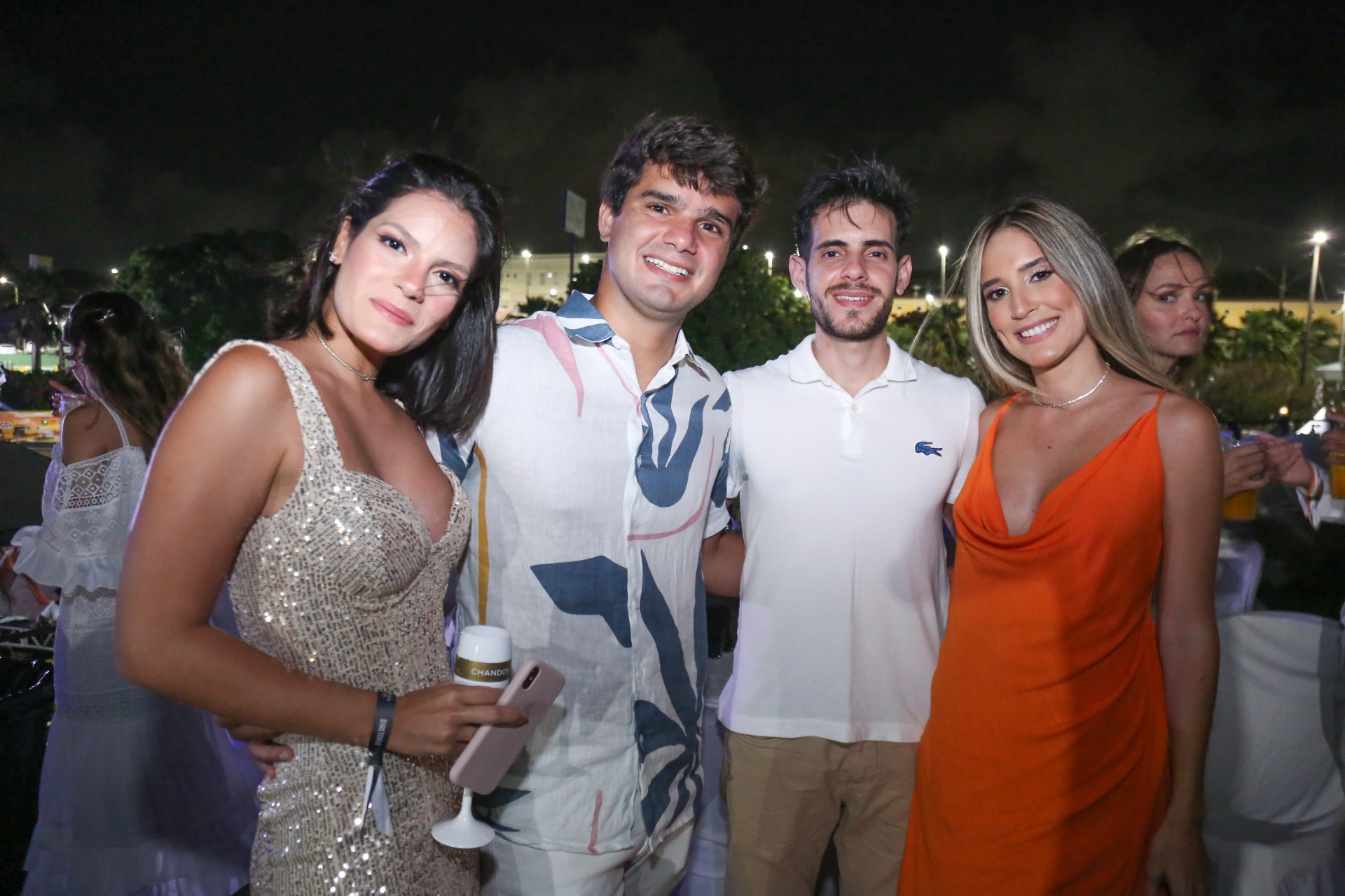 (Foto: JOÃO FILHO TAVARES)Marcela Gripp, Daniel Filho, 
Andre Gripp e Thais Penaforte