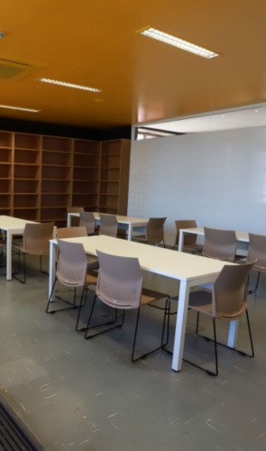<i>Oficinas e cursos</i>: A nova estrutura agora tem um espaço próprio para oficinas.