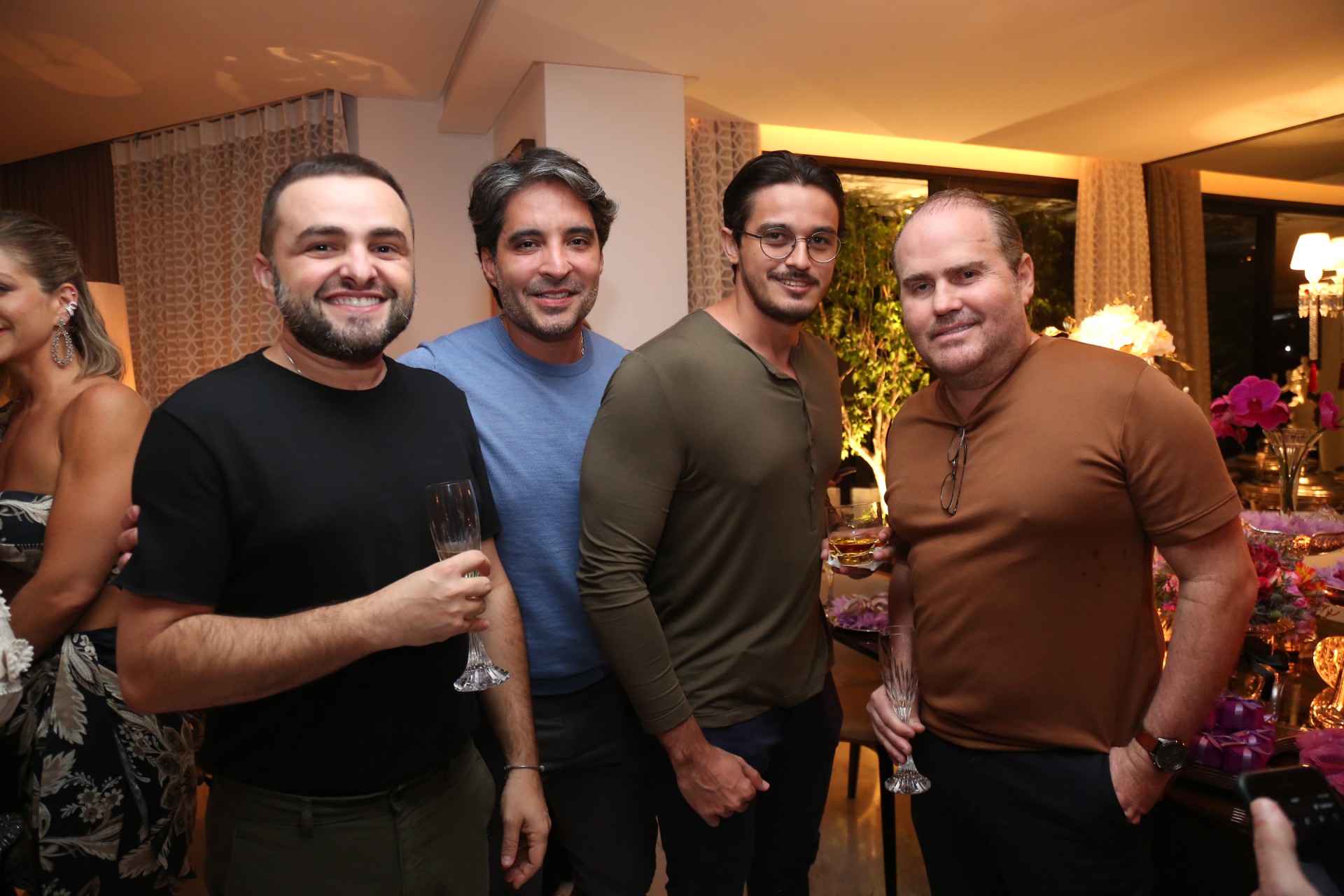(Foto: JOÃO FILHO TAVARES)Ramiro Mendes, Rodrigo Porto, Edvan Sousa e Roberto Pamplona Jr.