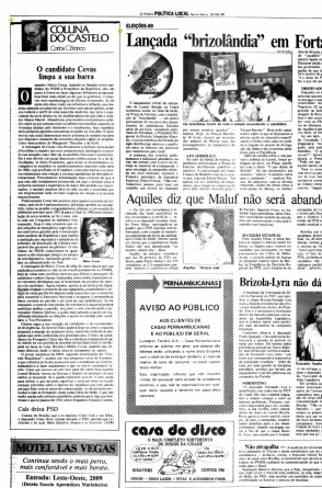 O POVO de 30 de junho de 1989(Foto: Datadoc.O POVO)