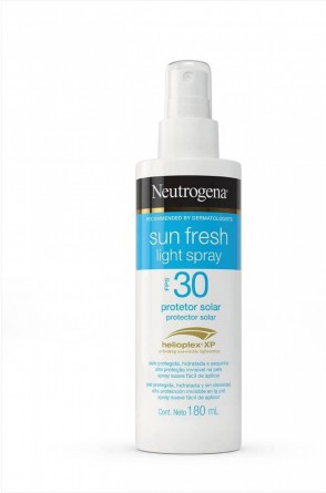 Neutrogena Sun Fresh Light Spray FPS 30 180ml - Preço pesquisado (na Amazon): R$ 67,06