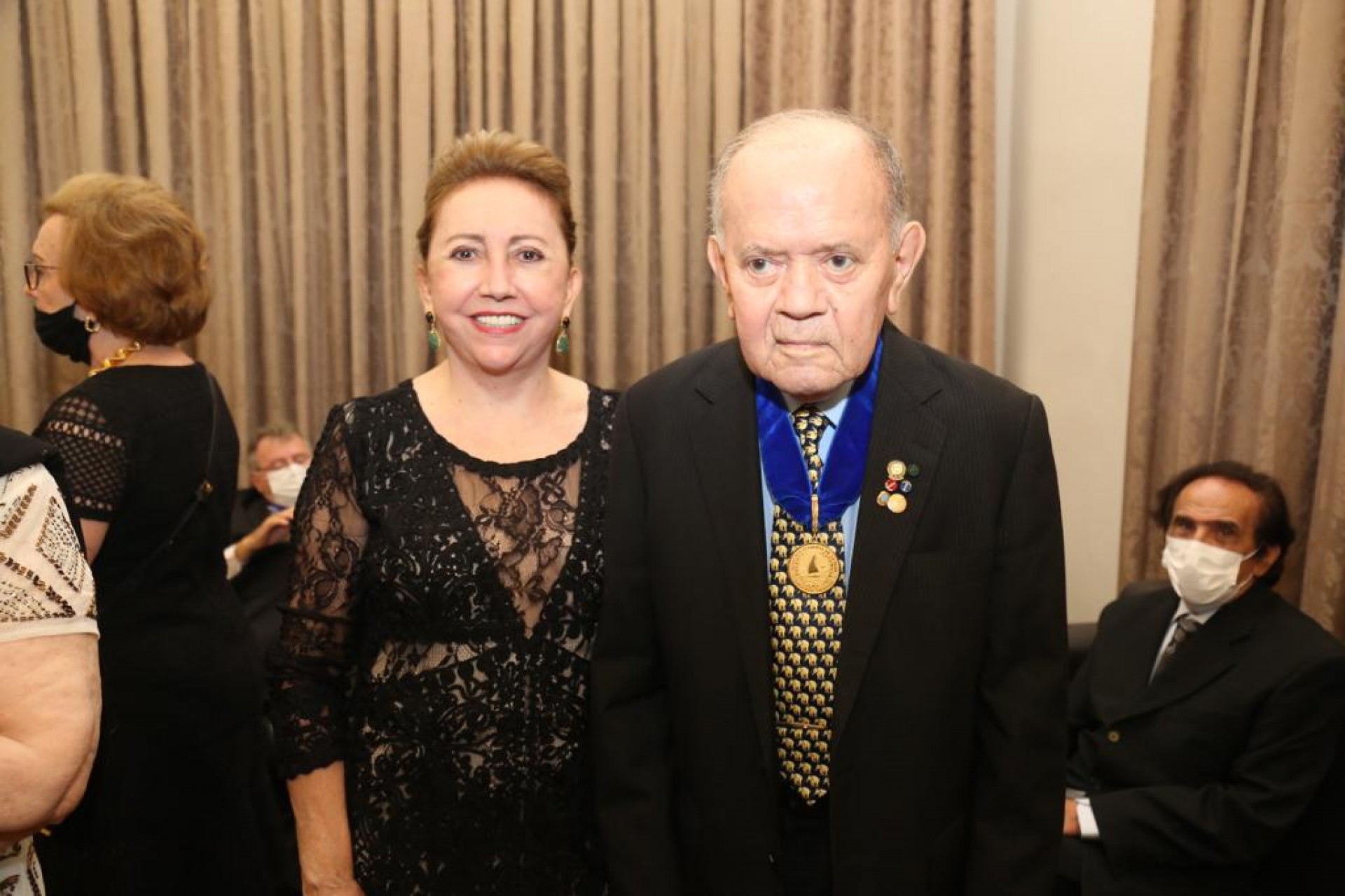 Pedro Henrique e Mana Saraiva Leão (Foto: João Filho Tavares/O POVO)