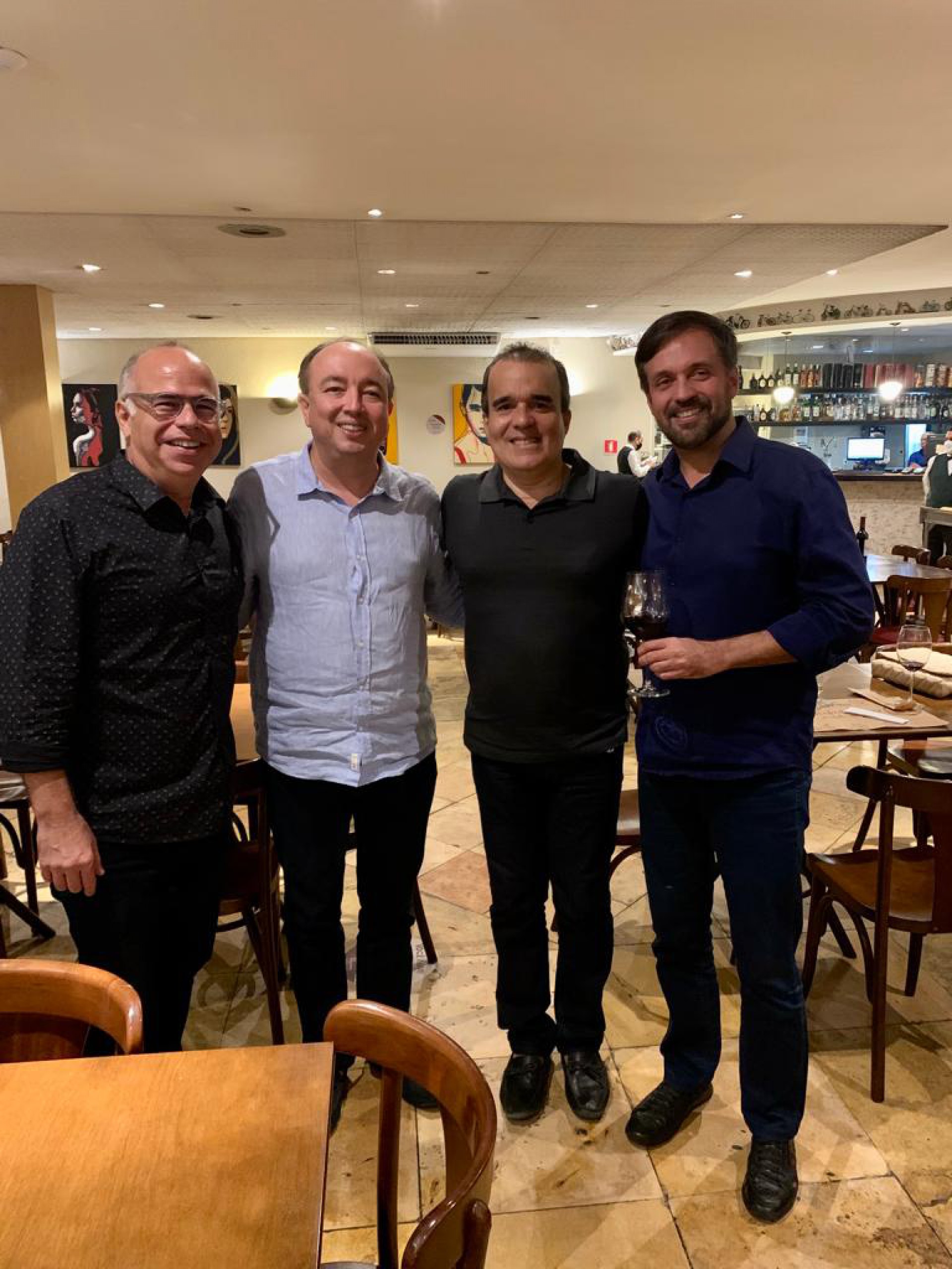 Márcio Menezes, Weiber Xavier, Régis Feitosa e Fernando Novaes(Foto: arquivo pessoal)