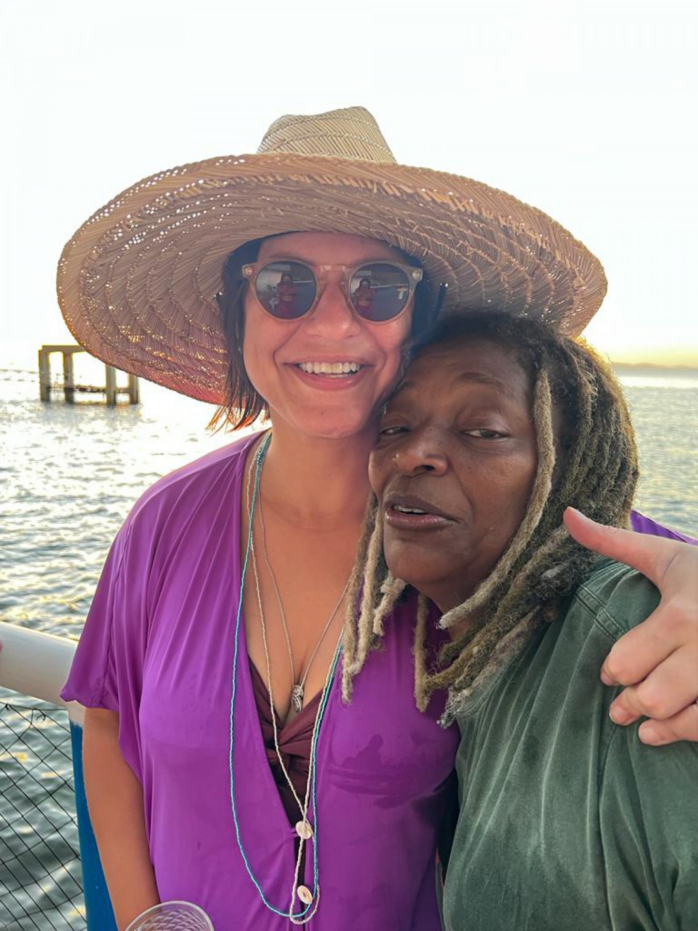 (Foto: arquivo pessoal)Juliana Freitas e Mart'nália