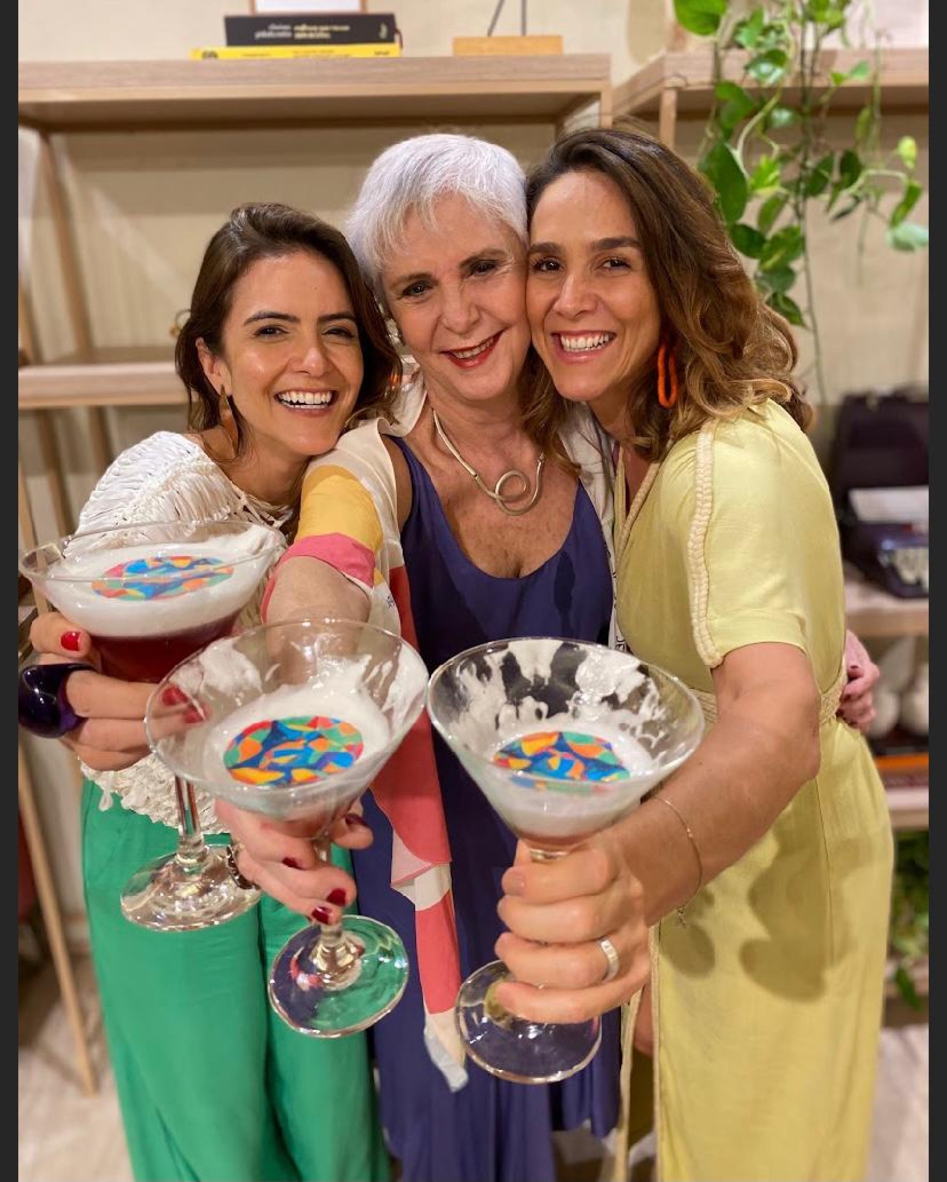 Priscilla Ramos, Olga Pamplona Miranda e Talita Bezerra(Foto: Arquivo Pessoal)