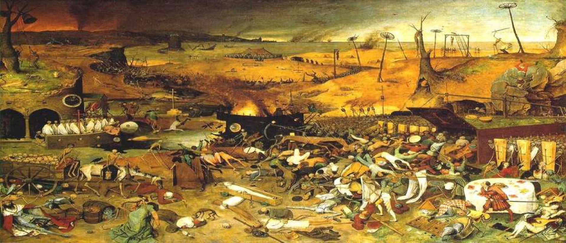 Quadro O triunfo da morte, de Pieter Bruegel (Foto: Domínio público)