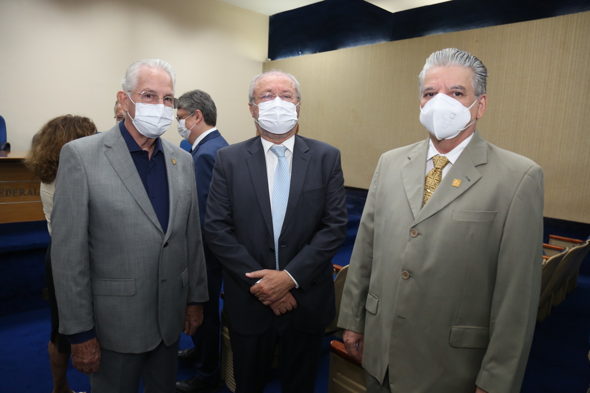 (Foto: João Filho Tavares/O POVO)Carlos Prado, Cândido Albuquerque e Chico Esteves