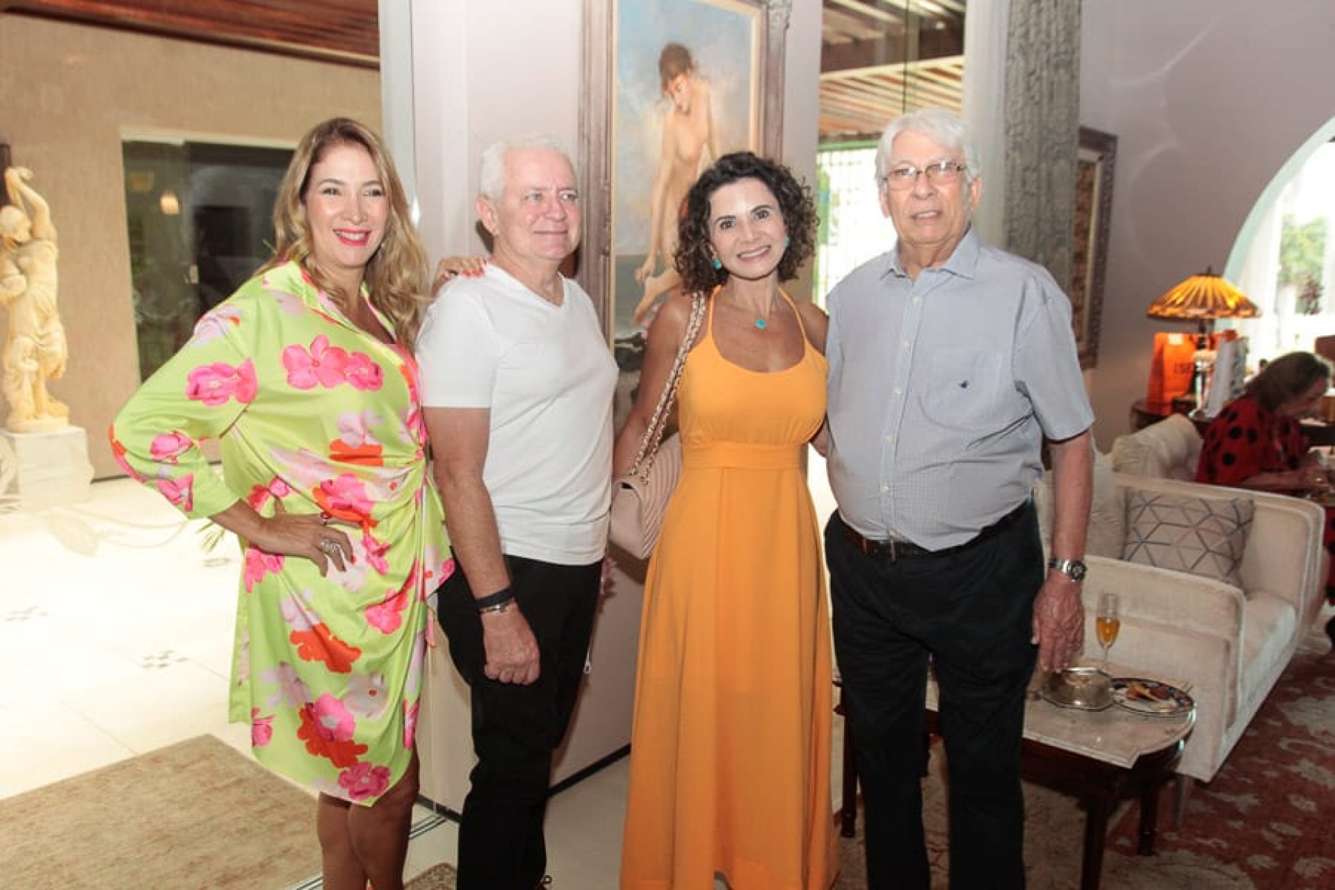 (Foto: Arquivo Pessoal)Daniele Holanda, Paulo Fernandes, Fernanda Freitas e Manoel Holanda