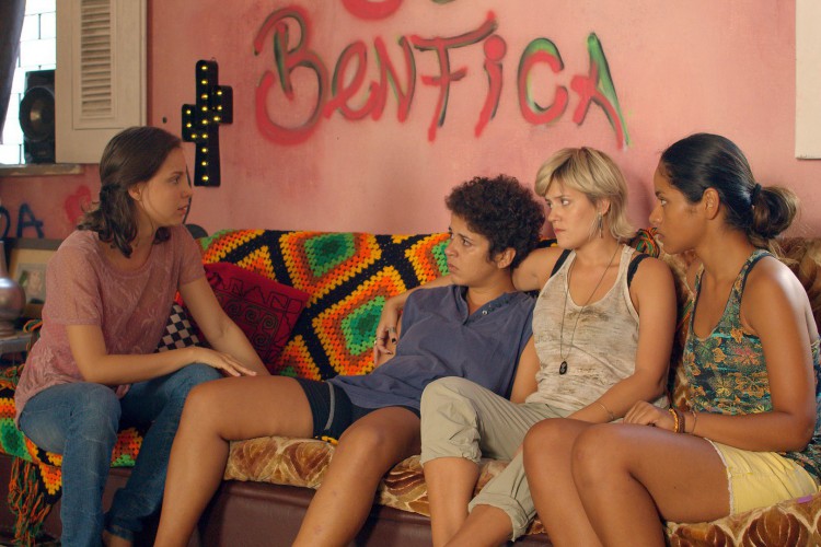 Keyla (Lua Martins), Iara (Amanda Freire), Andrea (Ariza Torquato) e Sandra (Larissa Goes) são as protagonistas de 'Meninas do Benfica'(Foto: divulgação)