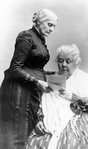 Elizabeth C. Stanton e Susan A. seguiram as ideias de Mary e lutaram a favor do voto nos EUA.