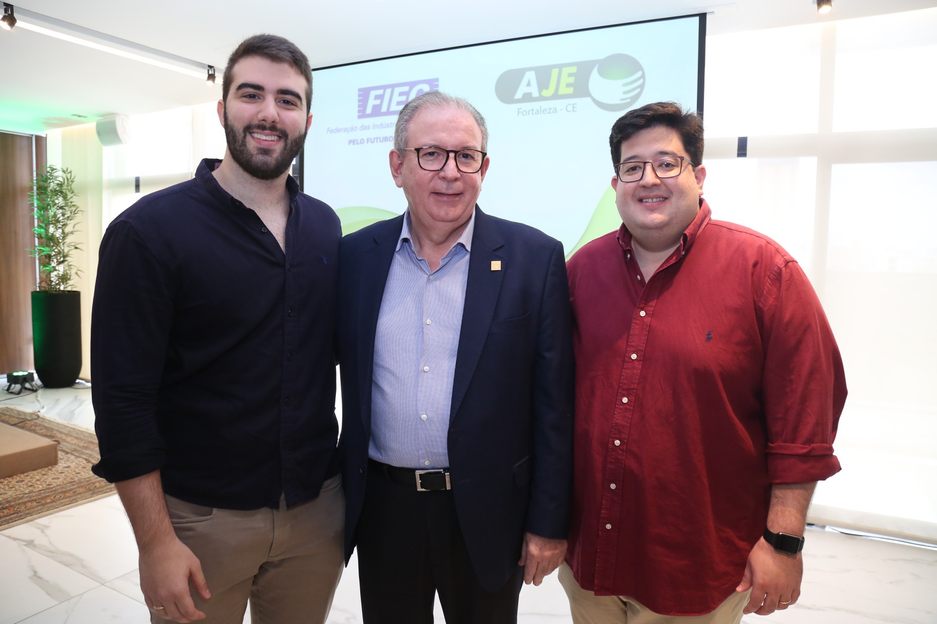 (Foto: João Filho Tavares/O POVO)Igor Pinheiro, Ricardo Cavalcante e Yuri Torquato